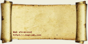 Jana Baranin vizit kartica